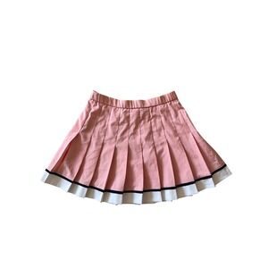 Vintage pink pleated tennis skirt Lilys of Beverly Hills 10 lilly‎ 80 90 cheer